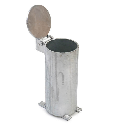 140mm Lockable Bollard With Handle - KeyLock